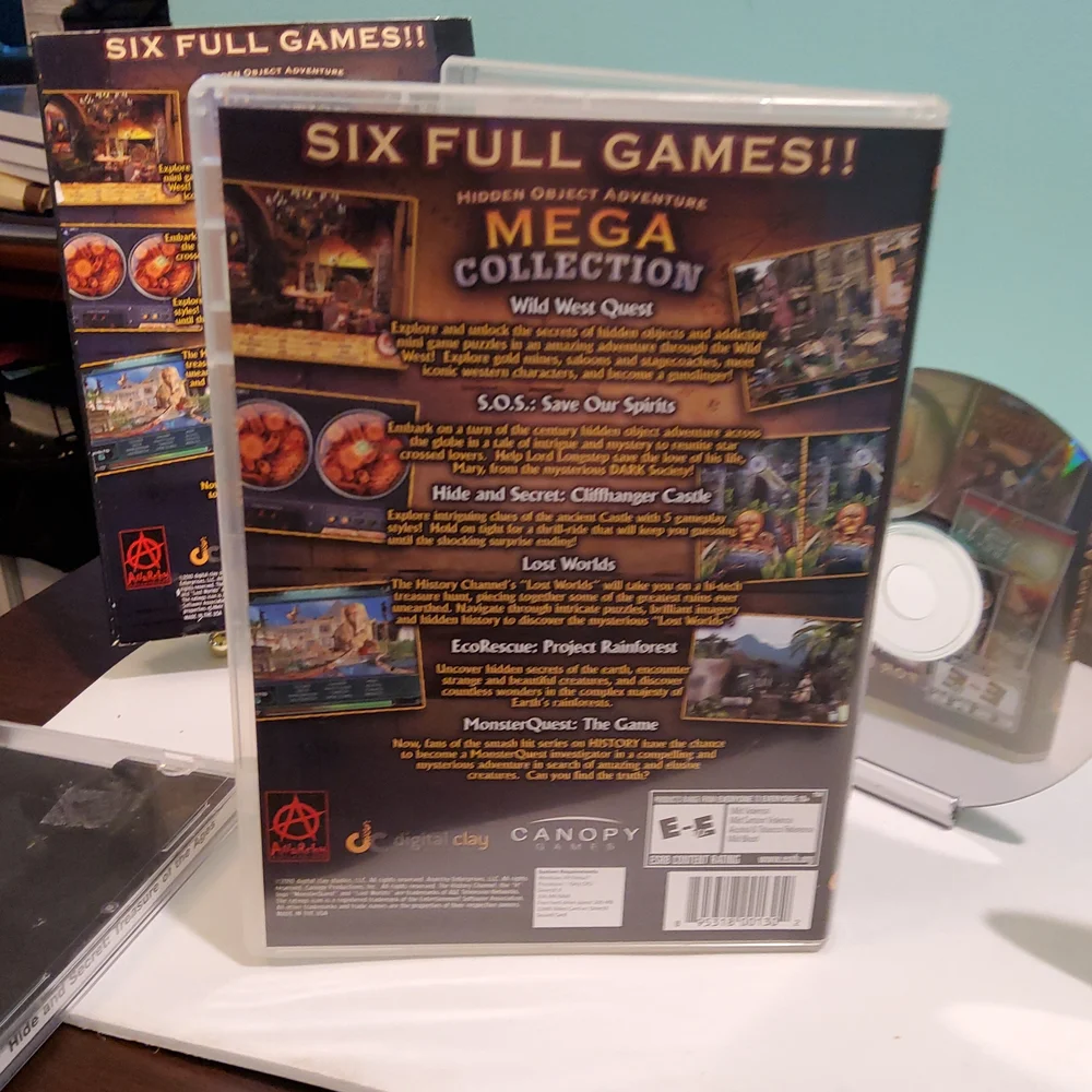 Mega Collection 6 Games w/ Xtra Disc